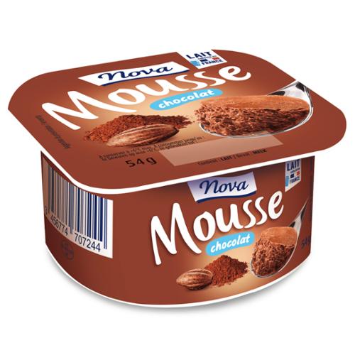 MOUSSE AU CHOCOLAT 4 x 54G