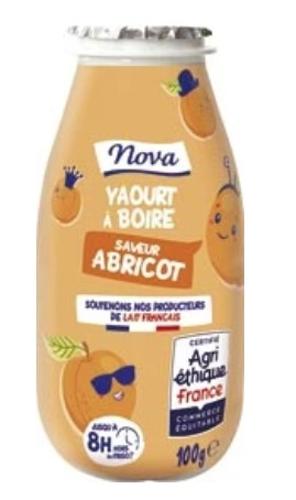 YAOURT A BOIRE ABRICOT 4 x 100G