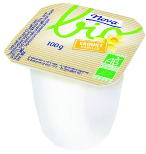 YAOURT BIO A LA VANILLE 4 x 100G