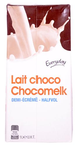 LAIT AU CHOCOLAT 1/2 ECREME 1L