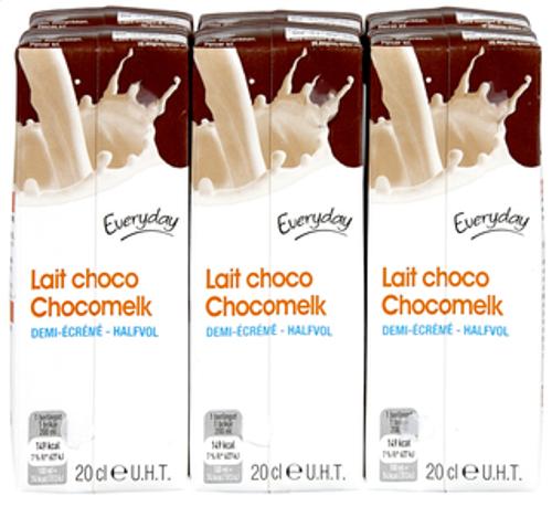 LAIT AU CHOCOLAT 1/2 ECREME 6X20CL