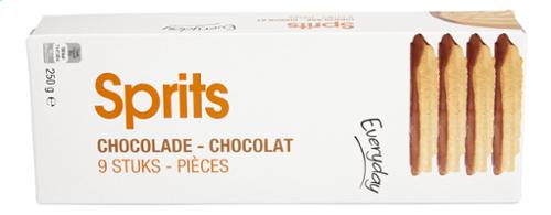 BISCUIT SPRITS SABLE AU CHOCOLAT 250G
