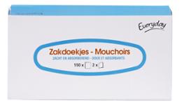 MOUCHOIR EN PAPIER BOITE DE 150 PIECES