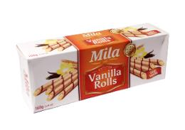 BISCUIT ROLLS A LA VANILLE 160G