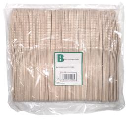 COUVERT COUTEAU EN BOIS 16CM 100PC