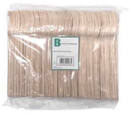 COUVERT FOURCHETTE EN BOIS 16CM 100PC