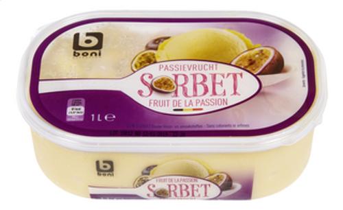 SORBET AU FRUIT DE LA PASSION 1L