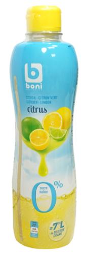 SIROP DE CITRON 0% 75CL