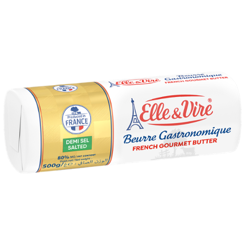 BEURRE ROULEAU TRADITIONNEL 1/2 SEL 500G