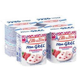 DESSERT LACTE GREC FRAMBOISE 125GX4