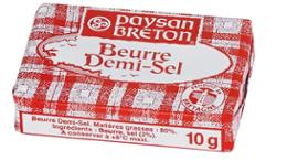 BEURRE MICRO 1/2 SEL 100X10G