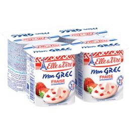 DESSERT LACTE GREC FRAISE 125Gx4