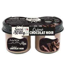 CREME DESSERT AU CHOCOLAT NOIR 125Gx2