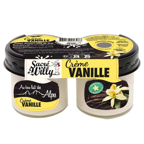 CREME DESSERT A LA VANILLE SACRE WILLY 125gx2
