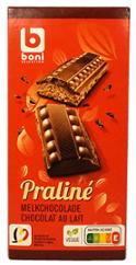 TABLETTE CHOCOLAT AU LAIT PRALINE 200G