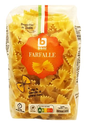 PATES FARFALLE 500G