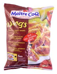 WINGS DE POULET MARINES ROTIS EPICEES 1KG