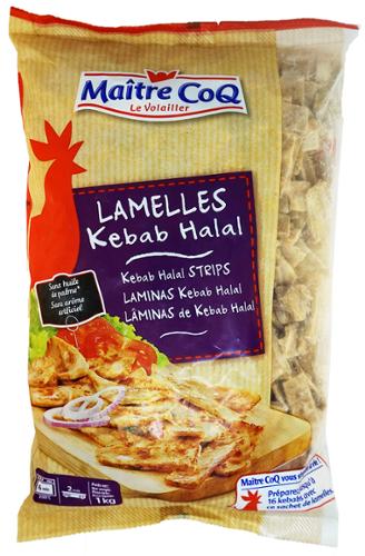 LAMELLE DE VOLAILLE POUR KEBAB 1KG