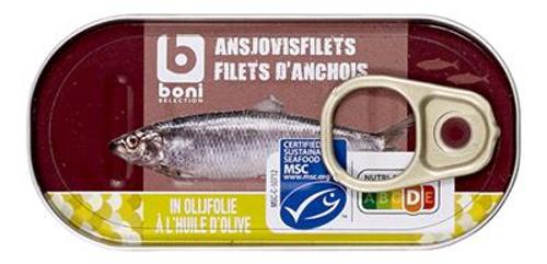 ANCHOIS A L'HUILE D'OLIVE 50G