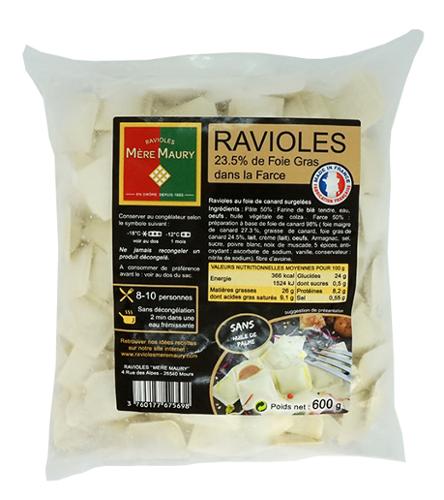 RAVIOLE AU FOIE GRAS 600G