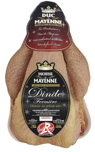 DINDE FERMIERE LABEL ROUGE SOUS FILM +/-6KG