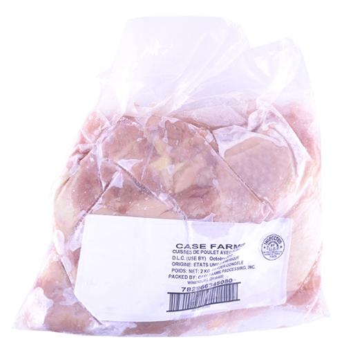 CUISSE DE POULET DESOSSEE A/PEAU 2KG