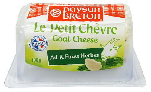 CHEVRE BUCHETTE AIL & FINES HERBES 100G
